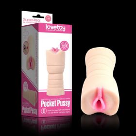 LoveToy Pocket Pussy Realistik Titresimli Vajina Mastürbatör 1