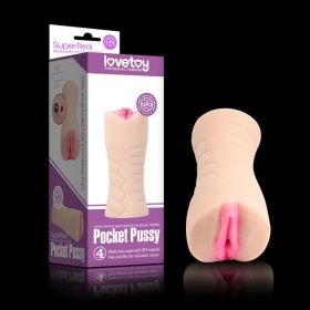 LoveToy Pocket Pussy Realistik Titresimli Vajina Mastürbatör 4