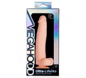 Megahood Ultra Gerçekçi %100 Silikon Dildo 20 cm