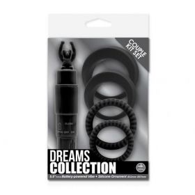 Dreams Collection Çiftlere Özel Penis Halkası & Vibratör Seti