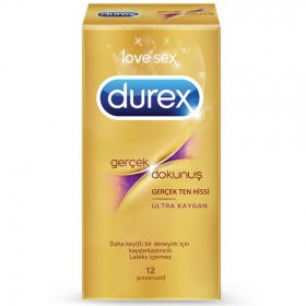 Durex Gerçek Dokunus Ultra Kaygan 12'li Prezervatif