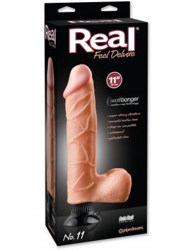 Real Feel Deluxe # 11 - Realistik Titresimli Penis 27 cm