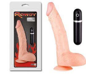 Rowdy Titresimli Realistik Penis Vibratör - 28 cm