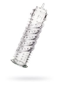 Atoys 15cm Şeffaf Tırtıklı Penis Kılıfı