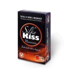 Silky Kiss Maximum Tirtikli ve Benekli  Prezervatif 12'li Paket