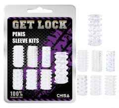 Get Lock 7'li Tirtikli Penis Kilifi Seti