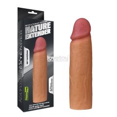 Nature Extender 2.5 cm Uzatmali %100 Silikon Penis Kilifi