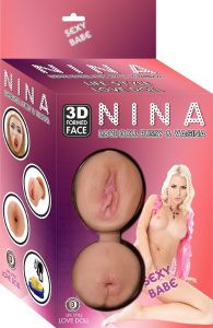 Nina 3D Yüzlü Titreşimli Şişme Bebek